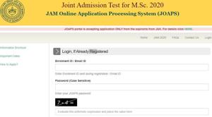 IIT JAM 2020. (Screengrab) IIT JAM 2020. (Screengrab)