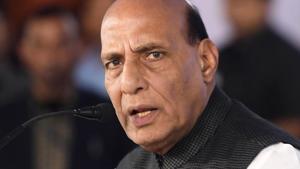 Defence Minister Rajnath Singh.(AFP file) Defence Minister Rajnath Singh.(AFP file)