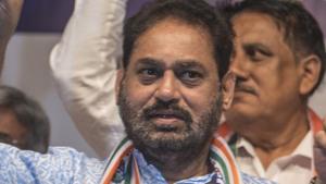 A file photo of Nitin Raut. The frontrunners among Dalits for the deputy CM’s post are Nitin Raut, Varsha Eknath Gaikwad and Praniti Shinde, said a second party leader.(Satish Bate/HT Photo) A file photo of Nitin Raut. The frontrunners among Dalits for the deputy CM’s post are Nitin Raut, Varsha Eknath Gaikwad and Praniti Shinde, said a second party leader.(Satish Bate/HT Photo)