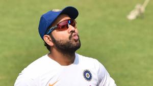 File image of India cricketer Rohit Sharma.(PTI) File image of India cricketer Rohit Sharma.(PTI)