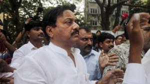 It is not yet clear exactly how many NCP MLAs are with Ajit Pawar.(PTI) It is not yet clear exactly how many NCP MLAs are with Ajit Pawar.(PTI)