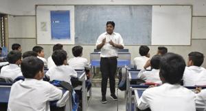 Vijay Raghavan’s office is set to launch a two-week training module titled ‘CodeIndia’ on application based programming for middle and intermediate level school students across the country next week.(Sanchit Khanna/HT file photo for representation) Vijay Raghavan’s office is set to launch a two-week training module titled ‘CodeIndia’ on application based programming for middle and intermediate level school students across the country next week.(Sanchit Khanna/HT file photo for representation)
