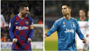 Lionel Messi and Cristiano Ronaldo.(WWE) Lionel Messi and Cristiano Ronaldo.(WWE)