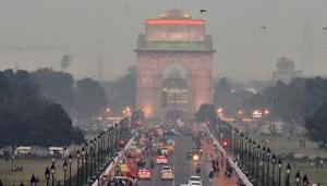 Delhi’s air quality on Monday dipped marginally on Monday, settling in the ‘poor’ category.(HT Photo) Delhi’s air quality on Monday dipped marginally on Monday, settling in the ‘poor’ category.(HT Photo)