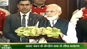 PM Modi addressing joint session of Parliament, November 26, 2019.(ANI / Twitter) PM Modi addressing joint session of Parliament, November 26, 2019.(ANI / Twitter)