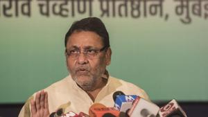 NCP spokesperson Nawab Malik(Satyabrata Tripathy/HT Photo) NCP spokesperson Nawab Malik(Satyabrata Tripathy/HT Photo)
