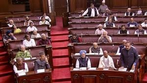 The Congress and some other opposition parties are likely to boycott the joint sitting of Parliament on Tuesday called to commemorate the Constitution Day.(PTI) The Congress and some other opposition parties are likely to boycott the joint sitting of Parliament on Tuesday called to commemorate the Constitution Day.(PTI)