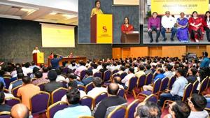 SCCE, Pune hosted its alumni meet at the Symbiosis International (Deemed University) Lavale campus on November 23.(Digpu) SCCE, Pune hosted its alumni meet at the Symbiosis International (Deemed University) Lavale campus on November 23.(Digpu)