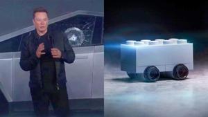 Lego dropped a Facebook post on Tesla Cubertruck’s ‘shatterproof’ incident.(Screengrab) Lego dropped a Facebook post on Tesla Cubertruck’s ‘shatterproof’ incident.(Screengrab)