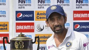File image of India cricketer Wriddhiman Saha.(PTI) File image of India cricketer Wriddhiman Saha.(PTI)
