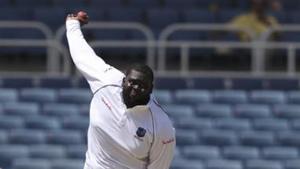 File image of West Indies cricketer Rahkeem Cornwall.(AP) File image of West Indies cricketer Rahkeem Cornwall.(AP)