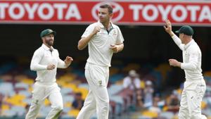 Australia's Josh Hazlewood(AP) Australia's Josh Hazlewood(AP)