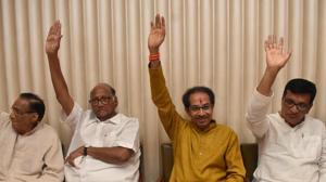 Sharad Pawar’s Nationalist Congress Party (NCP) will get to nominate a deputy chief minister and a Congress MLA will occupy the assembly Speaker’s position.(HT Photo) Sharad Pawar’s Nationalist Congress Party (NCP) will get to nominate a deputy chief minister and a Congress MLA will occupy the assembly Speaker’s position.(HT Photo)