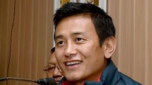 File image of former India captain Bhaichung Bhutia.(PTI) File image of former India captain Bhaichung Bhutia.(PTI)