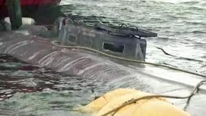 A submarine was seized off the Spanish coast(via REUTERS)