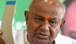 The Janata Dal (Secular) is focussing on three of the 15 seats in Karnataka where assembly bypolls will be held on December 5.(PTI) The Janata Dal (Secular) is focussing on three of the 15 seats in Karnataka where assembly bypolls will be held on December 5.(PTI)