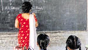 The online application process for the fourth phase of recruitment of assistant teachers in government-run primary schools of the state began on Thursday, November 28.(HT file) The online application process for the fourth phase of recruitment of assistant teachers in government-run primary schools of the state began on Thursday, November 28.(HT file)