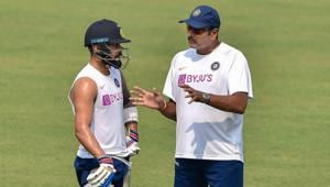 Indian captain Virat Kohli with head coach Ravi Shastri(PTI) Indian captain Virat Kohli with head coach Ravi Shastri(PTI)