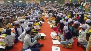 Over 3500 underprivileged children participating in the event.(PokerBaazi.com) Over 3500 underprivileged children participating in the event.(PokerBaazi.com)