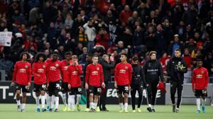 Manchester United players(REUTERS) Manchester United players(REUTERS)
