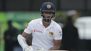 File image of Sri Lanka skipper Dimuth Karunaratne.(AP) File image of Sri Lanka skipper Dimuth Karunaratne.(AP)