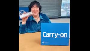 In the video, she gives a short demo of items which passengers are allowed to carry.(Twitter/@TSAmedia_LisaF) In the video, she gives a short demo of items which passengers are allowed to carry.(Twitter/@TSAmedia_LisaF)
