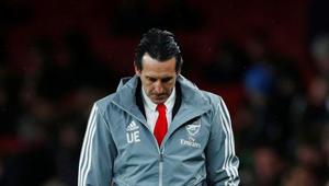Former Arsenal manager Unai Emery looks dejected.(REUTERS) Former Arsenal manager Unai Emery looks dejected.(REUTERS)