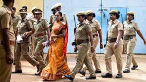 Nalini was out on parole this year on July 25 in order to make wedding arrangements for her UK-based daughter.(FILE PHOTO.) Nalini was out on parole this year on July 25 in order to make wedding arrangements for her UK-based daughter.(FILE PHOTO.)