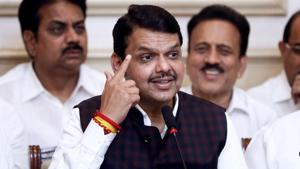 Bharatiya Janata Party (BJP) leader Devendra Fadnavis speaks during a press conference after announcing his resignation as Maharashtra chief minister in Mumbai(REUTERS) Bharatiya Janata Party (BJP) leader Devendra Fadnavis speaks during a press conference after announcing his resignation as Maharashtra chief minister in Mumbai(REUTERS)