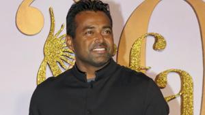A file photo of Leander Paes.(PTI) A file photo of Leander Paes.(PTI)