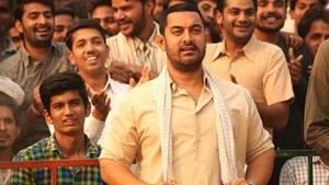 Aamir Khan in a still from Dangal. Aamir Khan in a still from Dangal.