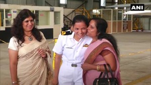 Sub-lieutenant Shivangi, who was born in Bihar’s Muzaffarpur, will be flying the Dornier surveillance aircraft of the Indian Navy. (ANI photo) Sub-lieutenant Shivangi, who was born in Bihar’s Muzaffarpur, will be flying the Dornier surveillance aircraft of the Indian Navy. (ANI photo)