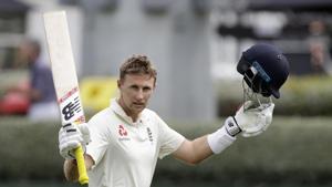 England's Joe Root waves to the crowd as he leaves the field after he was dismissed for 226 runs during play on day four of the second cricket test between England and New Zealand at Seddon Park in Hamilton, New Zealand.(AP) England's Joe Root waves to the crowd as he leaves the field after he was dismissed for 226 runs during play on day four of the second cricket test between England and New Zealand at Seddon Park in Hamilton, New Zealand.(AP)