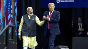 The only power capable of partnering with India to balance China is the US. India should indeed partner other powers like Japan, Australia and France, but only the US provides the decisive power capabilities to swing the military balance(Bloomberg via Getty Images) The only power capable of partnering with India to balance China is the US. India should indeed partner other powers like Japan, Australia and France, but only the US provides the decisive power capabilities to swing the military balance(Bloomberg via Getty Images)