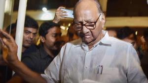 File photo of NCP chief Sharad Pawar.(PTI) File photo of NCP chief Sharad Pawar.(PTI)