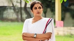 Ramya Krishnan as J Jayalalithaa in web series, Queen. Ramya Krishnan as J Jayalalithaa in web series, Queen.