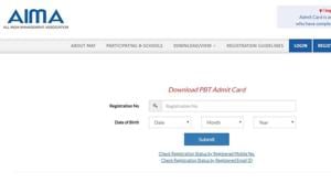 MAT PBT 2019 admit card. (Screengrab) MAT PBT 2019 admit card. (Screengrab)