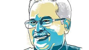 Bhupesh Baghel led a comeback for the party in this crucial central Indian state in 2018.(Illustration: Mohit Suneja) Bhupesh Baghel led a comeback for the party in this crucial central Indian state in 2018.(Illustration: Mohit Suneja)