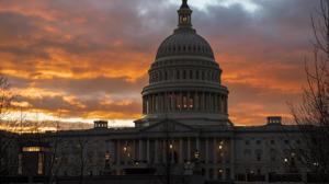 The U.S. Capitol at sunset in Washington. Republicans have high hopes of using the House drive toward impeaching President Donald Trump to defeat Democrats from swing districts loaded with moderate voters.(AP) The U.S. Capitol at sunset in Washington. Republicans have high hopes of using the House drive toward impeaching President Donald Trump to defeat Democrats from swing districts loaded with moderate voters.(AP)