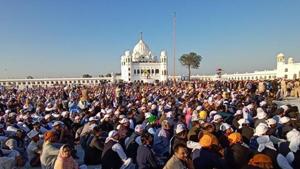 Indian pilgrims can visit the Gurdwara Darbar Sahib through the recently-opened Kartarpur corridor without visa but cannot go to the other parts of Pakistan. (Photo by Sameer Sehgal / Hindustan Times) Indian pilgrims can visit the Gurdwara Darbar Sahib through the recently-opened Kartarpur corridor without visa but cannot go to the other parts of Pakistan. (Photo by Sameer Sehgal / Hindustan Times)