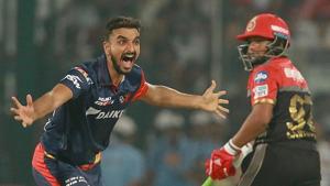 File image of cricketer Harshal Patel.(BCCI Image) File image of cricketer Harshal Patel.(BCCI Image)