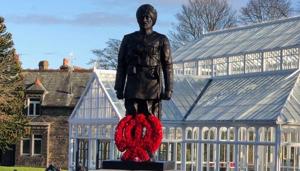 A memorial to Sikh soldiers who fought in the two world wars was unveiled in Huddersfield, west Yorkshire in the United Kingdom.(HT PHOTO.) A memorial to Sikh soldiers who fought in the two world wars was unveiled in Huddersfield, west Yorkshire in the United Kingdom.(HT PHOTO.)