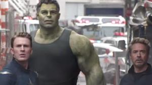Robert Downey Jr, Chris Evans and Mark Ruffalo in a still from Avengers: Endgame. Robert Downey Jr, Chris Evans and Mark Ruffalo in a still from Avengers: Endgame.