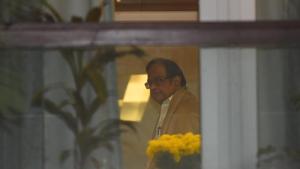 Former Finanace Minister P Chidambaram is seen at his residence after he was granted bail by Supreme Court today in the INX Media money laundering case, at Jor Bagh, in New Delhi on December 4, 2019.(Sanchit Khanna/HT PHOTO) Former Finanace Minister P Chidambaram is seen at his residence after he was granted bail by Supreme Court today in the INX Media money laundering case, at Jor Bagh, in New Delhi on December 4, 2019.(Sanchit Khanna/HT PHOTO)