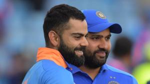 File image of India skipper Virat Kohli and vice-captain Rohit Sharma.(AFP) File image of India skipper Virat Kohli and vice-captain Rohit Sharma.(AFP)