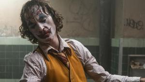 This image released by Warner Bros. Pictures shows Joaquin Phoenix in a scene from Joker. The film was named one of the American Film Institute's top 10 movies of the year.(AP)