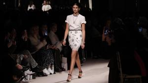 Model Kaia Gerber wears a creation for Chanel's Metiers d'Art collection presented at the Grand Palais in Paris, Wednesday, Dec.4, 2019. (AP Photo/Francois Mori)(AP) Model Kaia Gerber wears a creation for Chanel's Metiers d'Art collection presented at the Grand Palais in Paris, Wednesday, Dec.4, 2019. (AP Photo/Francois Mori)(AP)