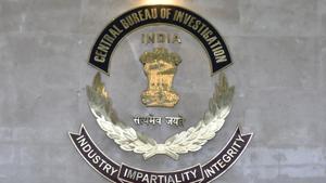 Central Bureau of Investigation (CBI) logo at CBI HQ, in New Delhi.(PTI) Central Bureau of Investigation (CBI) logo at CBI HQ, in New Delhi.(PTI)