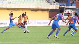 Gokulam Kerala defeated Indian Arrows in I-League.(AIFF) Gokulam Kerala defeated Indian Arrows in I-League.(AIFF)