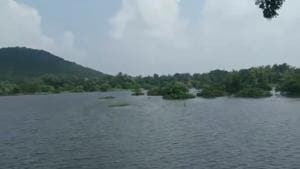 The lake is located inside Chennai’s Arignar Anna Zoological Park.(Twitter/@SudhaRamenIFS)